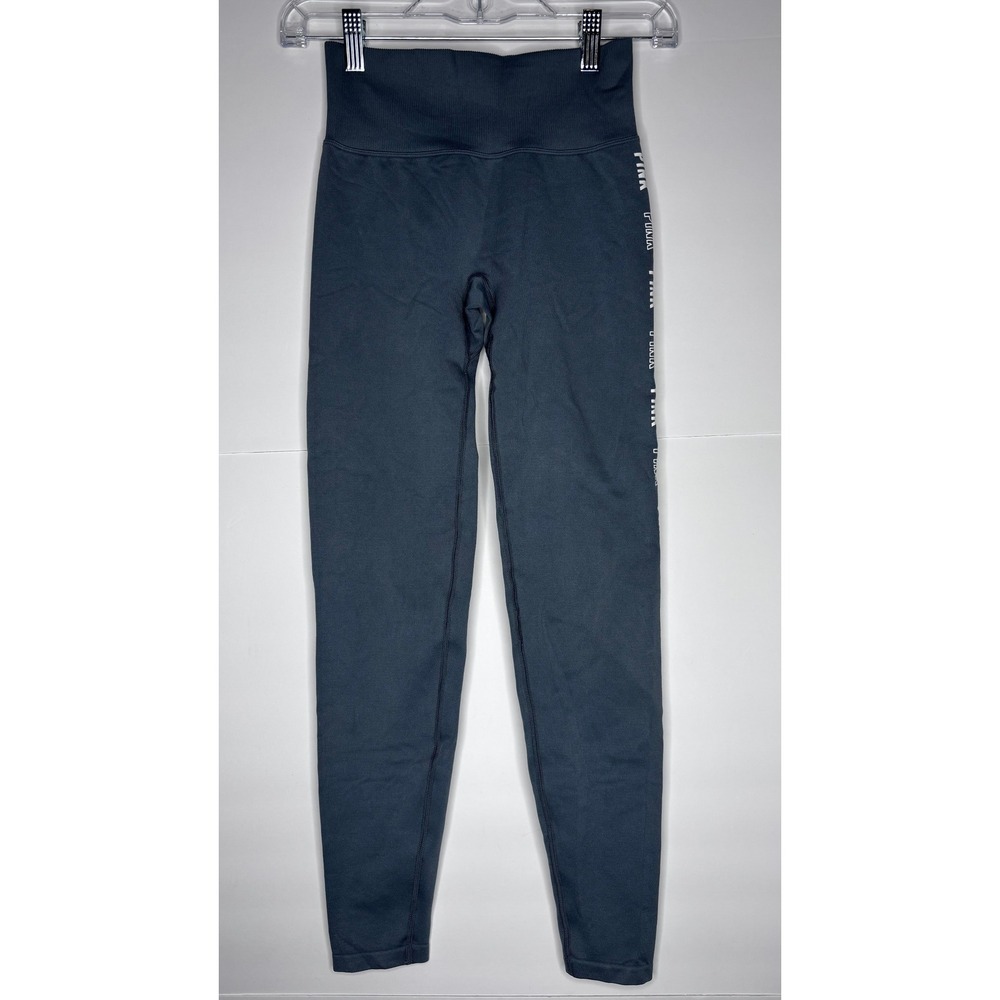 PINK Victoria's Secret‎ Seamless High Waist Leggings Activewear Blue